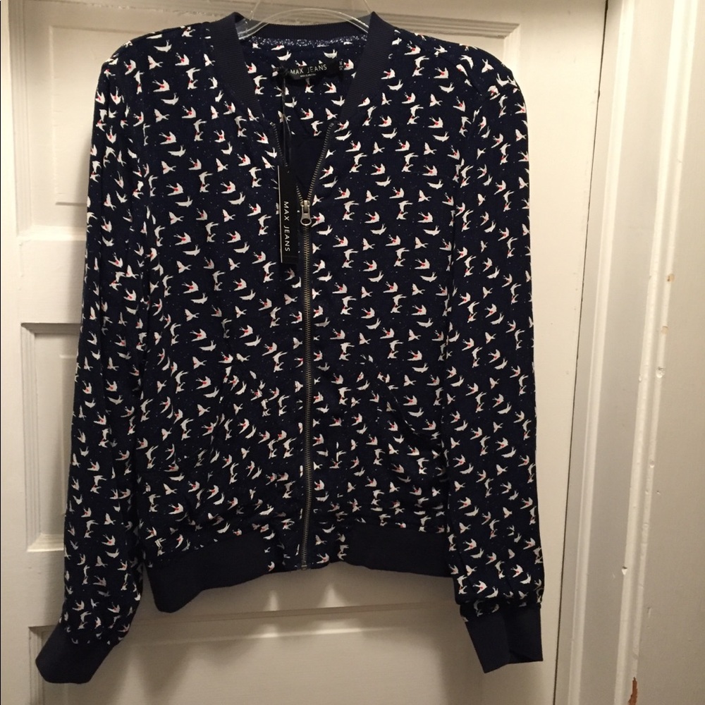 Max Jeans Navy Swallows Jacket
